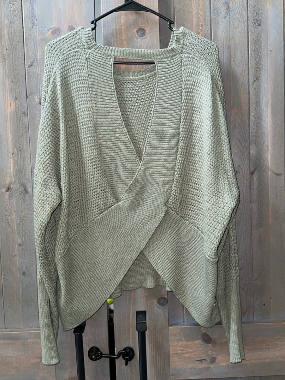 Lulu's Sage Green Crew Neck Sweater XL - Picture 7 of 7